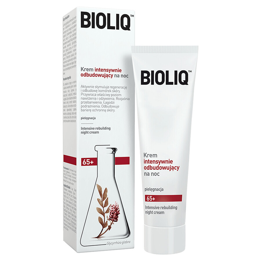 Bioliq 65+, crème intensément reconstructrice, nuit, 50 ml