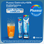 Plusssz Électrolytes + 100% Multivitamines, saveur ananas-mangue, 24 comprimés effervescents