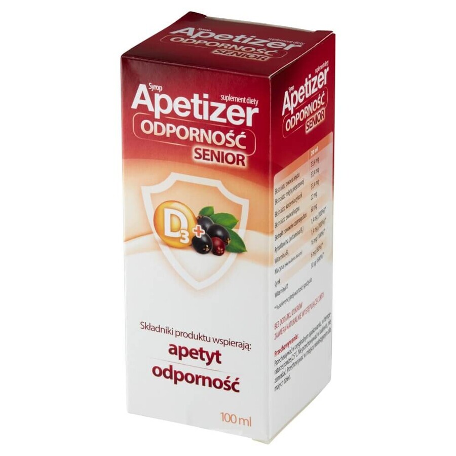 Sciroppo di potenziamento immunitario per anziani, 100 ml.