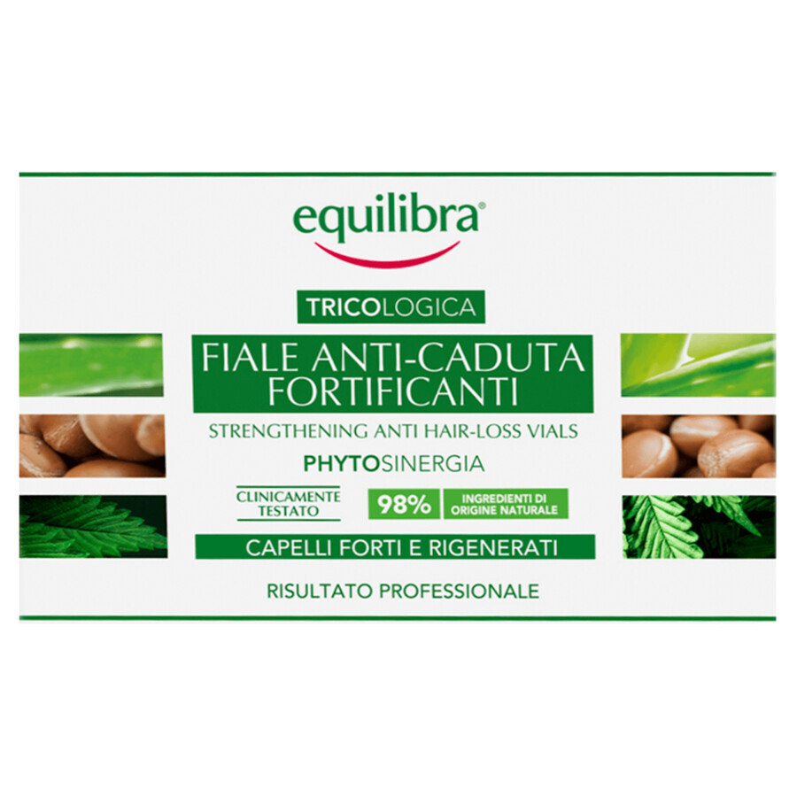 Equilibra Tricologica, ampoules fortifiantes contre la chute des cheveux, 10 ampoules x 8 ml