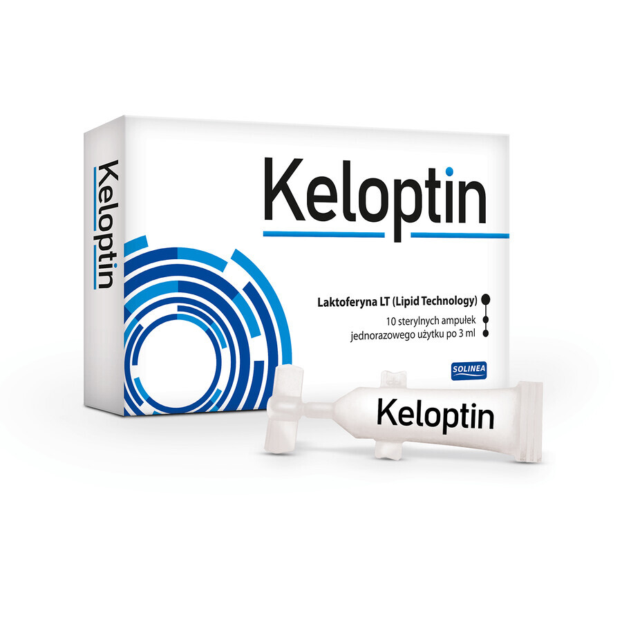 Keloptin, crème, 3 ml x 10 ampoules