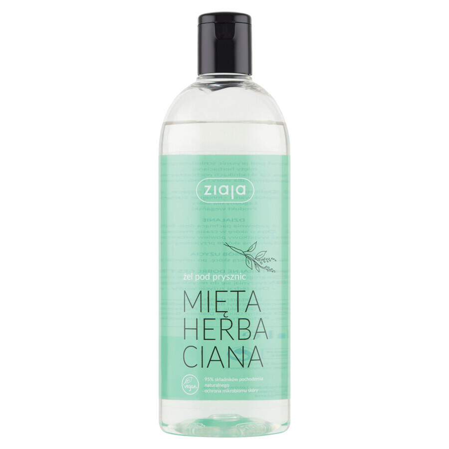 Ziaja Thé Menthe, gel douche, 500 ml