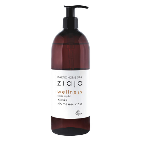 Ziaja Baltic Home Spa Wellness, huile de massage corporel, 490 ml