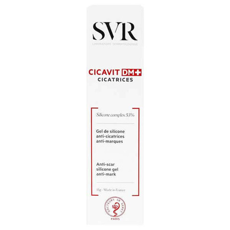 SVR Cicavit DM+ Cicatrices, gel silicone pour cicatrices, 15 g