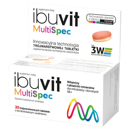 Ibuvit MultiSpec, 30 comprimés à libération contrôlée