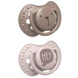 Lovi, dummy, silicone, dynamic, Hey Girl, 22/885, 0-3 months, 2 pieces