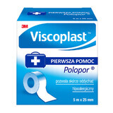 Viscoplast Polopor, adhésif non tissé, 5 mx 25 mm, 1 pièce