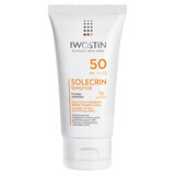 Iwostin Solecrin Sensitive, emulsión protectora calmante FPS 50, piel sensible, 100 ml