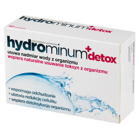 Hydrominum + Détox, 30 comprimés