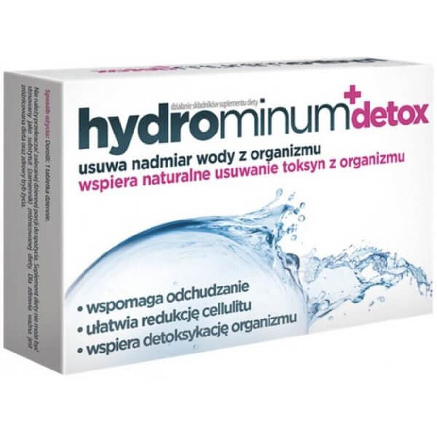 Hydrominum + Détox, 30 comprimés