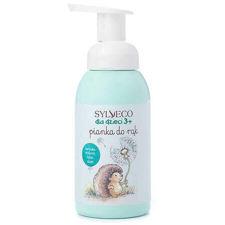 Sylveco For Children, mousse lavante pour les mains, myrtille, dès 3 ans, 290 ml