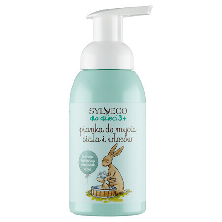 Sylveco For Children, mousse lavante corps et cheveux, dès 3 ans, 290 ml