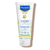 Mustela Bebe Enfant, lait corporel nourrissant, au Cold Cream et cire d&#39;abeille bio, dès la naissance, peau sèche, 200 ml