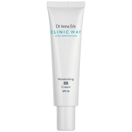 Dr Irena Eris Clinic Way, BB crème hydratante, SPF 50, Beige clair, 30 ml