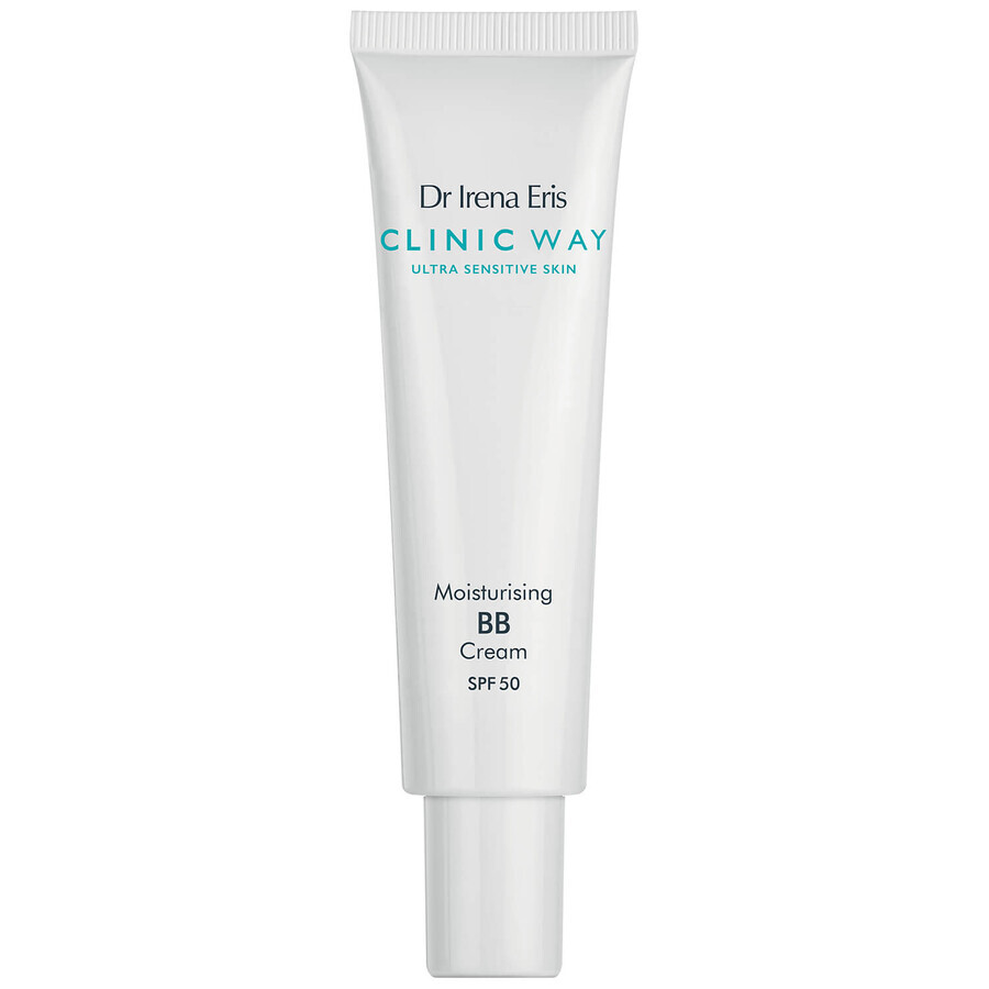 Dr Irena Eris Clinic Way, BB crème hydratante, SPF 50, Beige clair, 30 ml