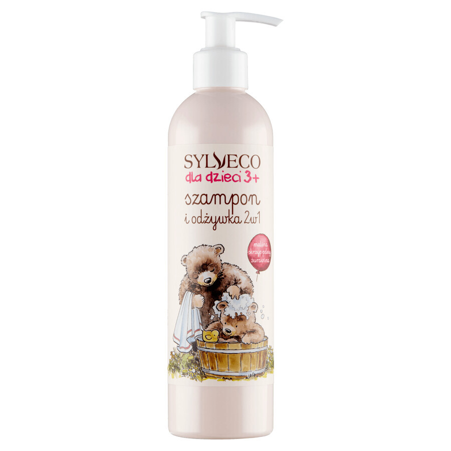 Sylveco For Children, shampoing et après-shampooing 2en1, dès 3 ans, 300 ml