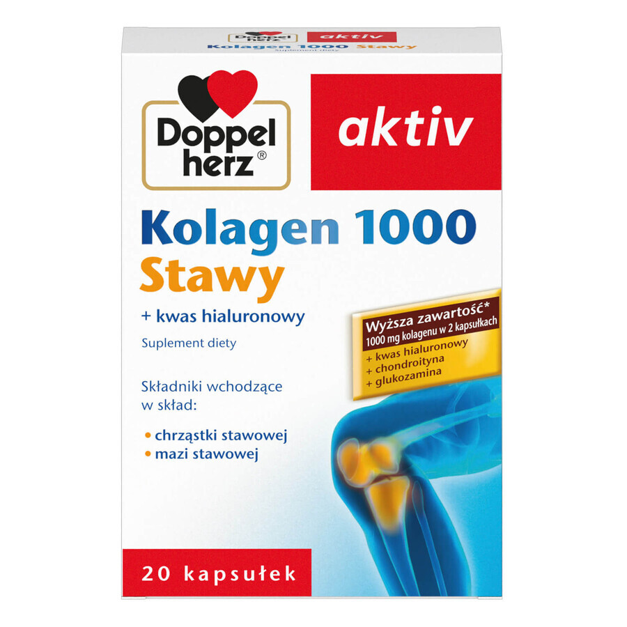 Doppelherz aktiv Collagen 1000 Joints, 20 capsules