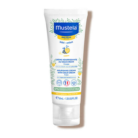 Crema Idratante Mustela con Cold Cream, 40 ml