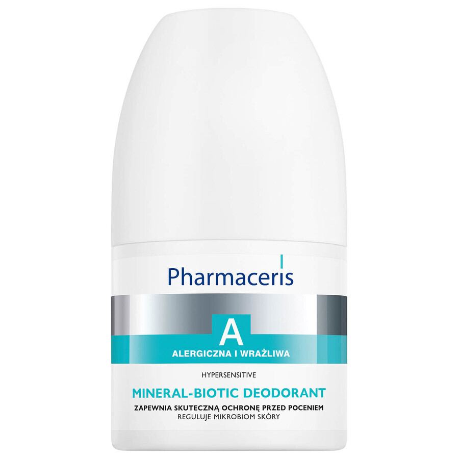 Pharmaceris A Hypersensible Minéral Biotique, déodorant roll-on, 50 ml