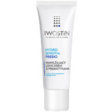 Iwostin Hydro Sensitia Prebio, crema hidratante ligera con prebióticos, piel normal, sensible y mixta, 50 ml