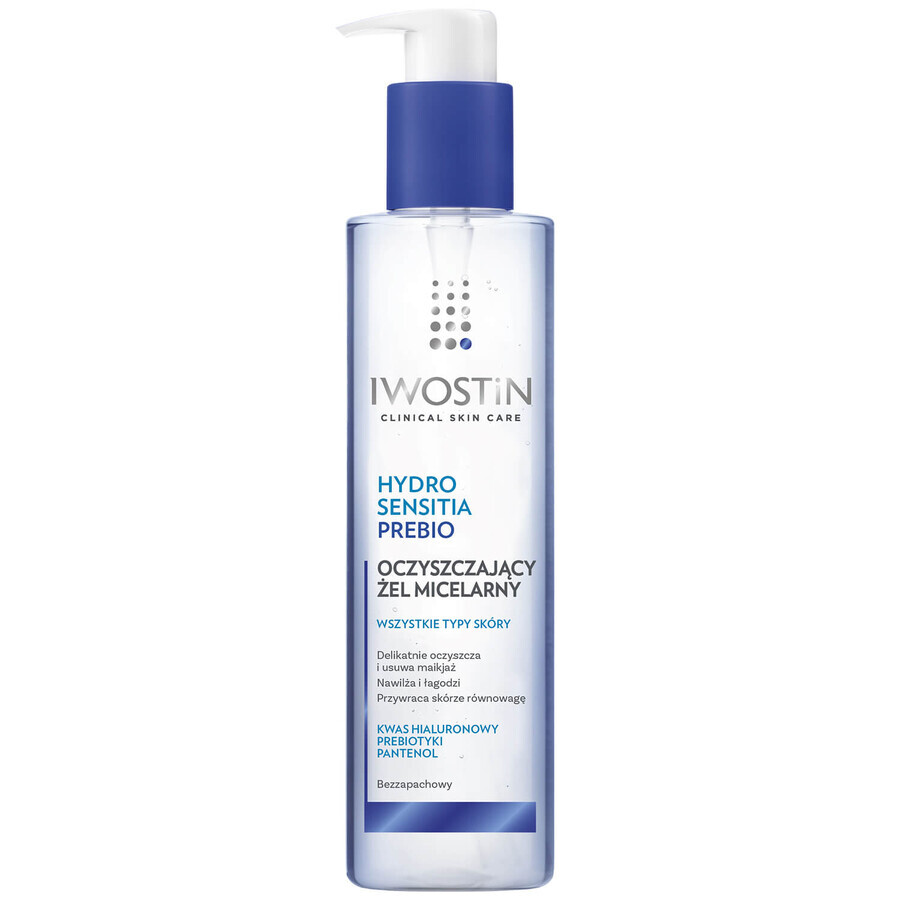 Iwostin, Hydro Sensitia Prebio Reinigendes Micellares Gel, 200 ml