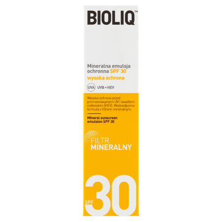 Bioliq SPF, émulsion minérale protectrice, SPF 30, 30 ml