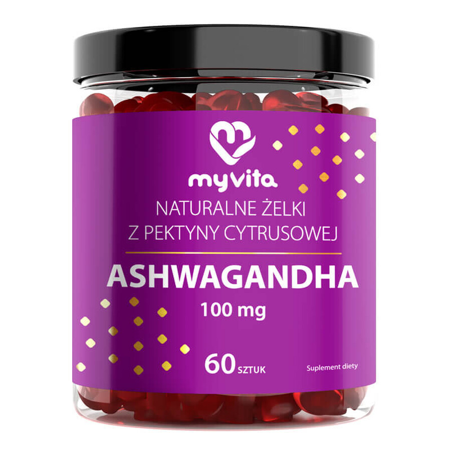 MyVita Ashwagandha, gelées, 60 pièces