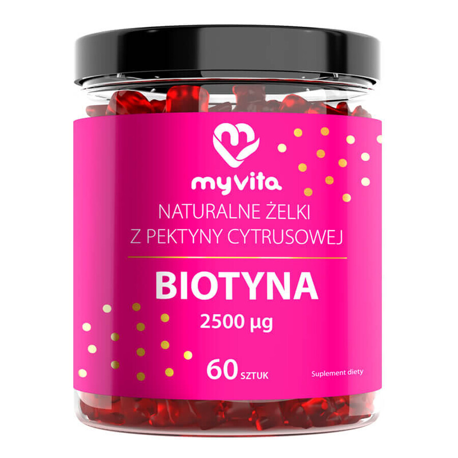 MyVita Biotin, gelées, 60 pièces