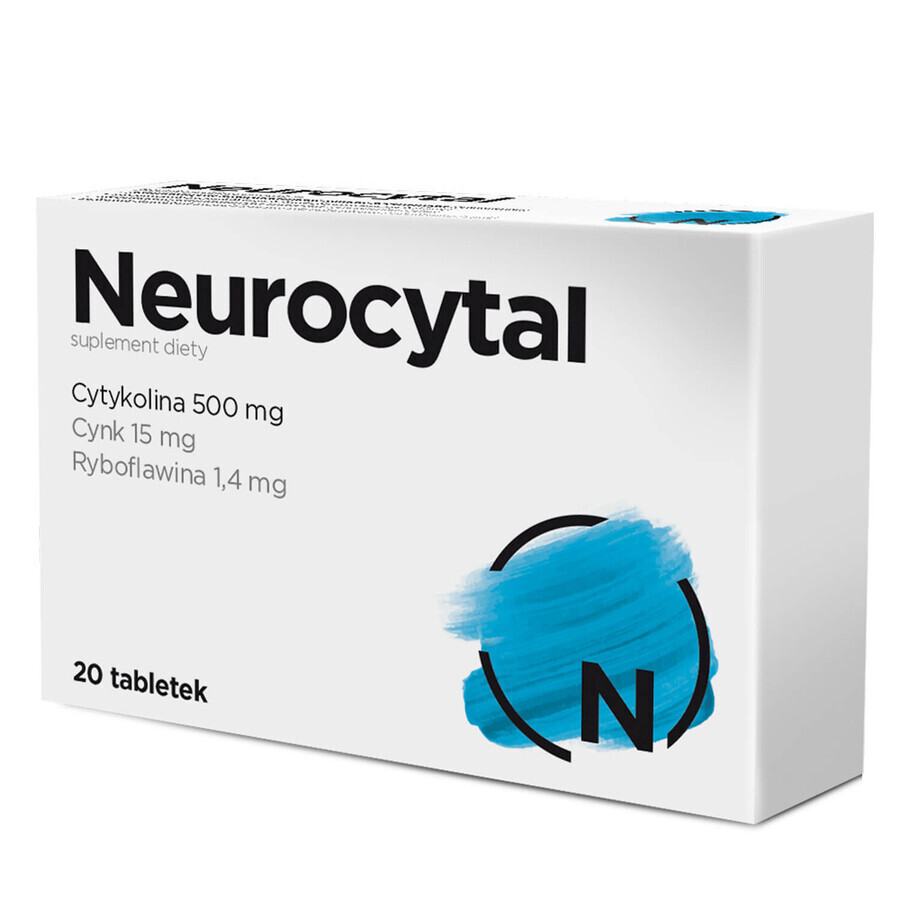Neurocytal, 20 comprimés