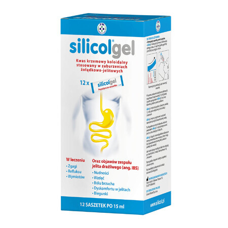 Silicolgel, oral gel, 15 ml x 12 sachets