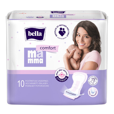 Bella Mamma Comfort, serviettes post-partum, 10 pièces