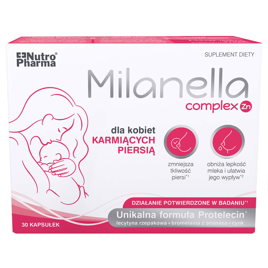 Milanella-Komplex Zn, 30 Kapseln