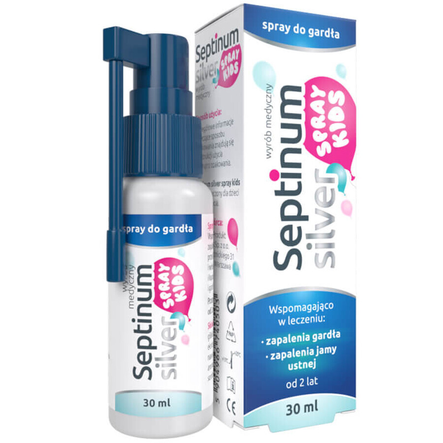 Septinum Silver Kids, throat spray for children, 30 ml