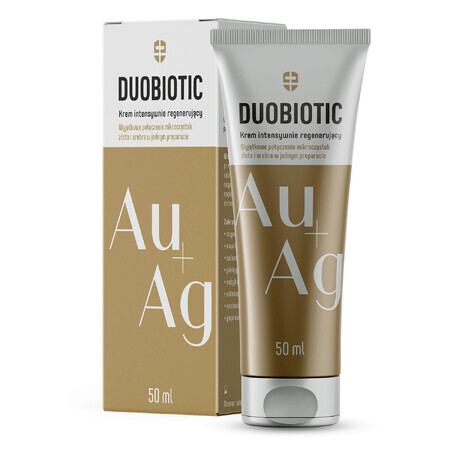 Duobiotic Au+Ag, crème intensément régénérante à l&#39;or et à l&#39;argent, 50 ml