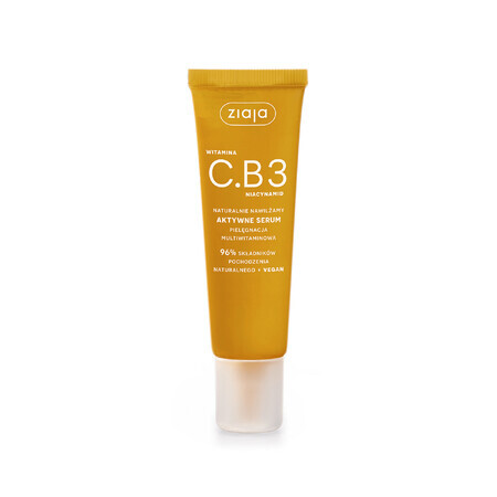 Ziaja Vitamina C.B3 Niacinamide, siero attivo per il viso, 30 ml