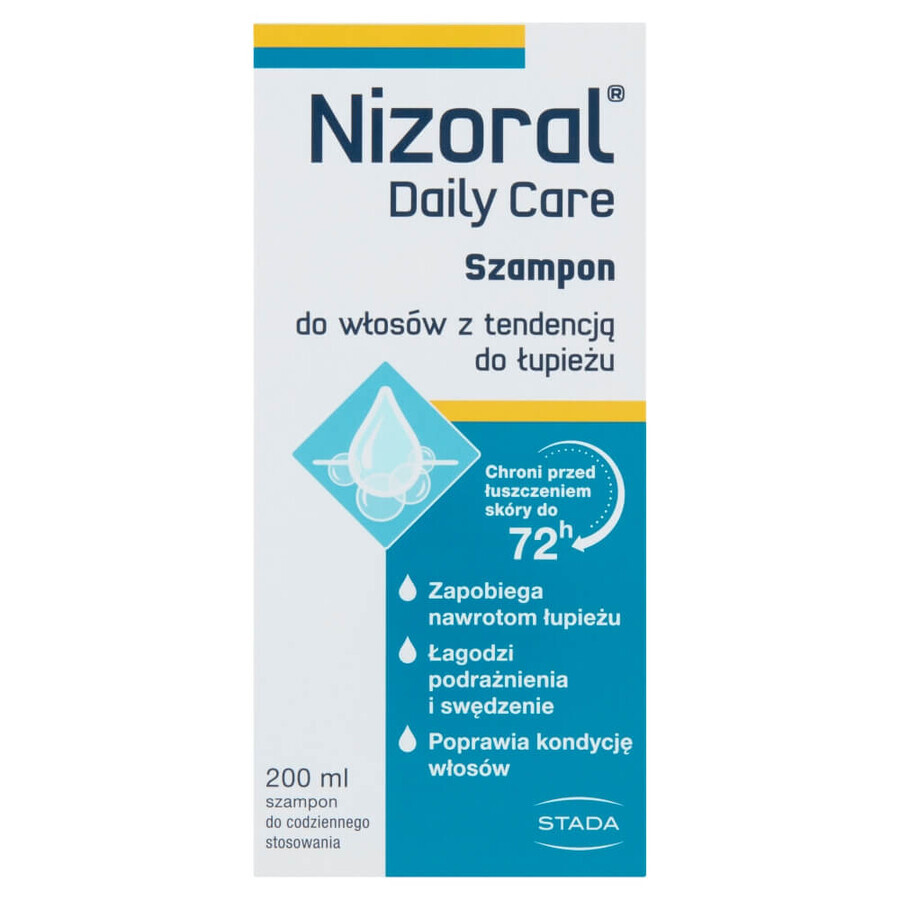 Nizoral Daily Care, shampoing pour cheveux sujets aux pellicules, 200 ml