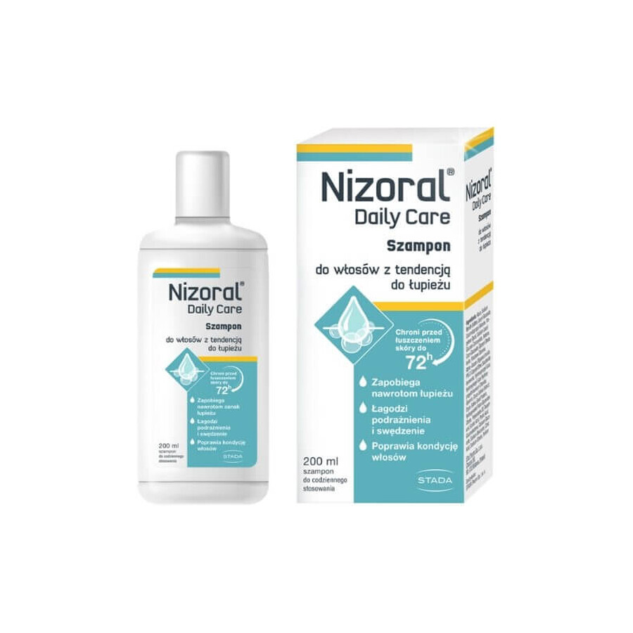 Nizoral Daily Care, shampoing pour cheveux sujets aux pellicules, 200 ml