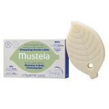 Mustela, shampoing solide 2en1 cheveux et corps, huile d&#39;avocat et huile d&#39;olive, 75 g