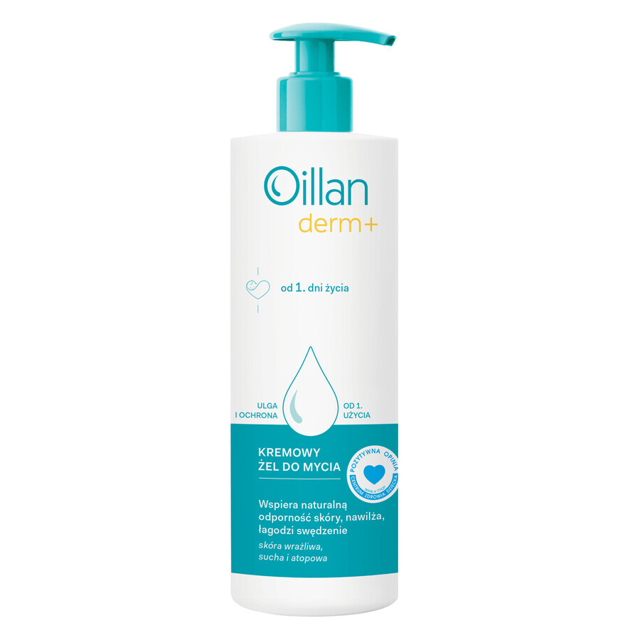 Oillan Derm+ Cremiger Reinigungsgel, 400 ml