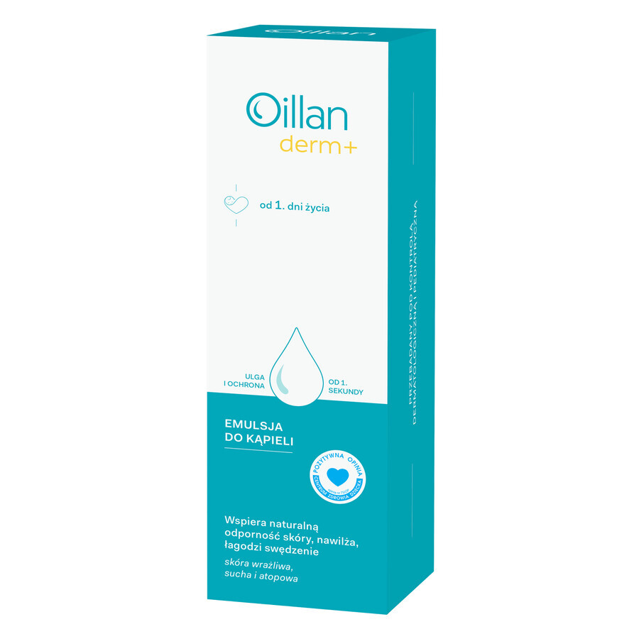 Oillan Derm+, émulsion de bain, dès 1 jour, 400 ml