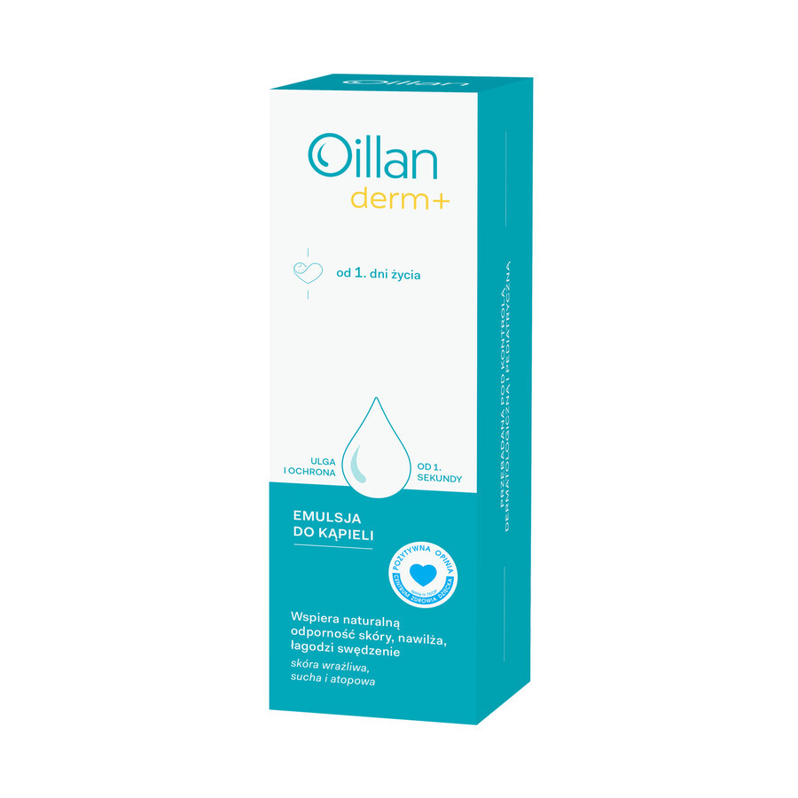 Oillan Derm+, bath emulsion, from the first day of life, 200 ml