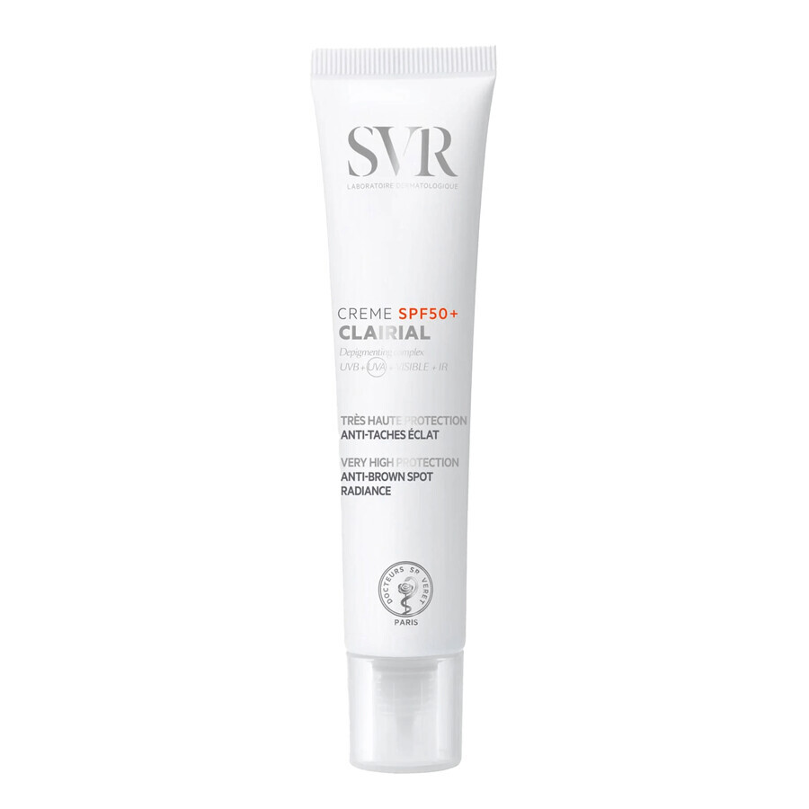 SVR Clairial, Anti-pigmentation cream with very high sun protection, SPF 50+, 40 ml