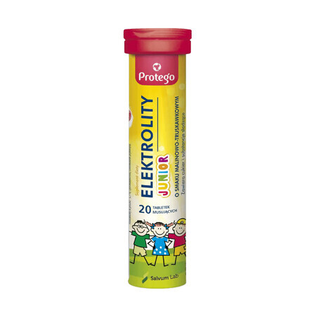 Elettroliti Junior Integratore Alimentare per Bambini, 20 Compresse Effervescenti