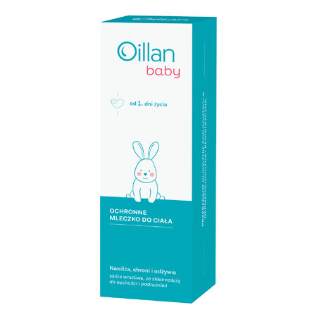 Oillan Baby, lait protecteur corporel, dès 1 jour, 200 ml