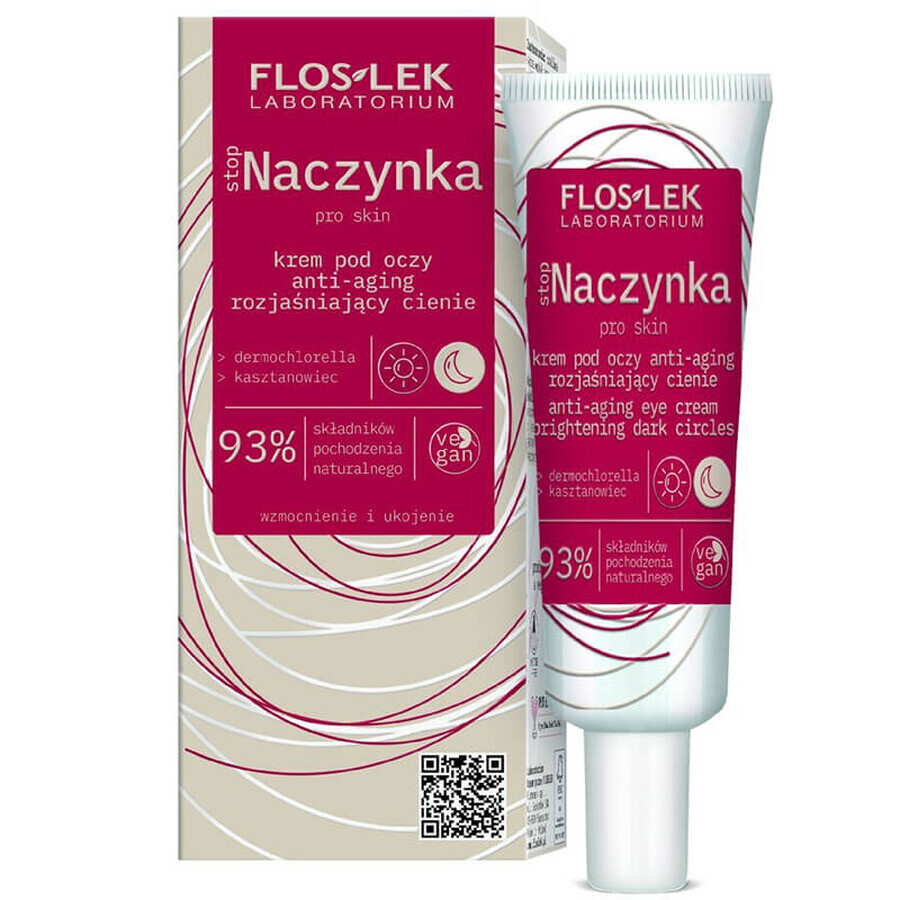 Flos-Lek StopNaczynka, crème contour des yeux anti-âge, 30 ml