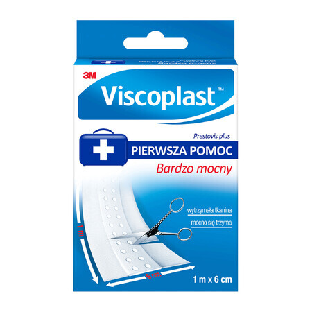 Viscoplast Prestovis Plus, plâtre à découper, extra fort, blanc, 1 mx 6 cm, 1 pièce