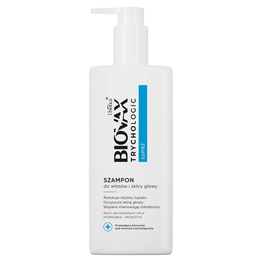 Biovax Trychologic Pellicules, shampooing pour cheveux et cuir chevelu, 200 ml