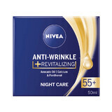 Crème de nuit anti-rides revitalisante 55+, 50 ml, Nivea