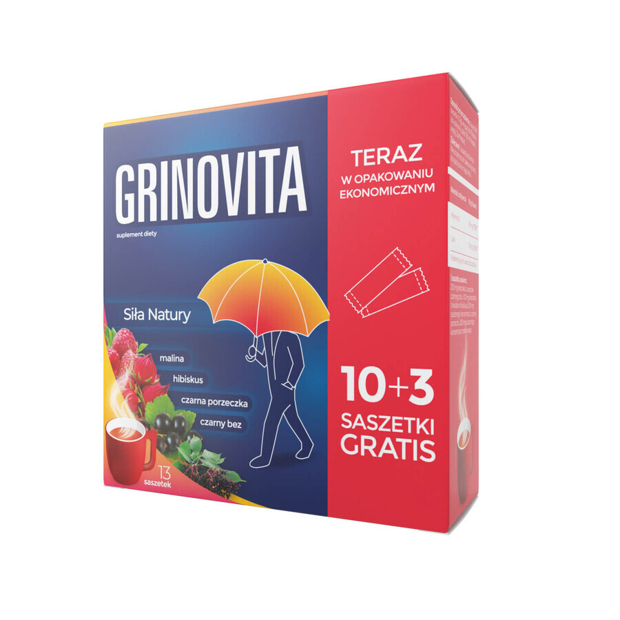 Grinovita, 10 sachets + 3 sachets offerts