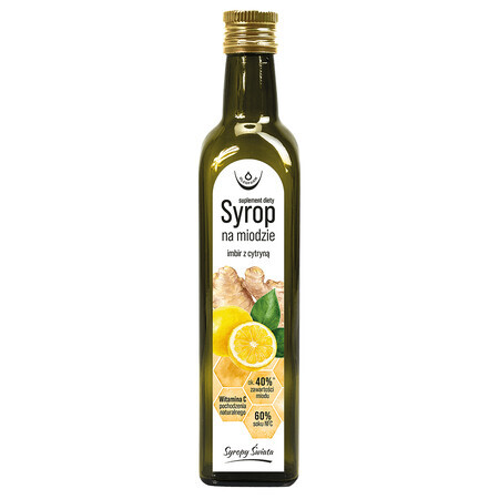 Oleofarm Syrupy Świat Gingembre au Citron, sirop de miel, 250 ml